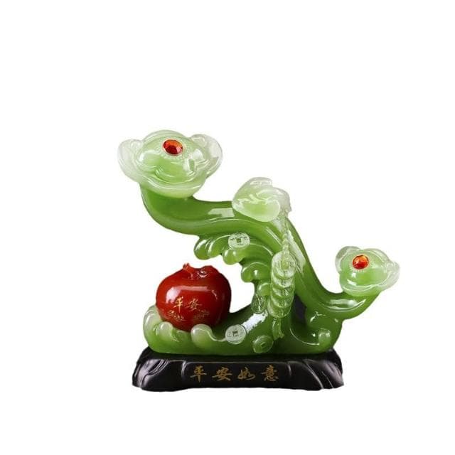 富貴平安如意擺件客廳喬遷送禮物電視櫃酒櫃房間工藝品擺件玄關擺