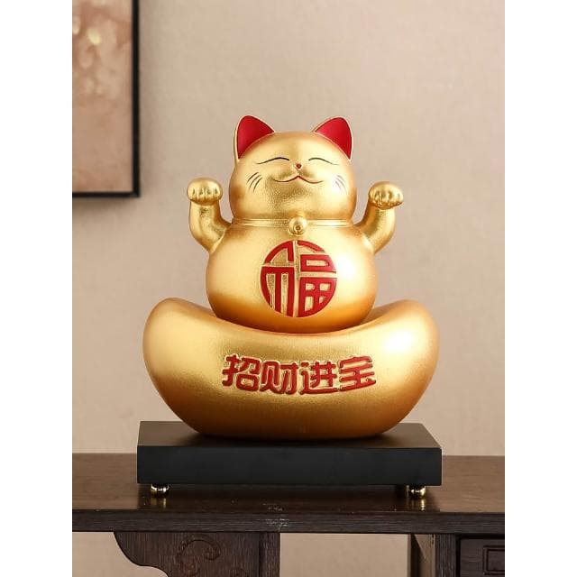桌面擺件客廳玄關家居飾品招財貓存錢罐搬家禮物喬遷新居發財沖沖