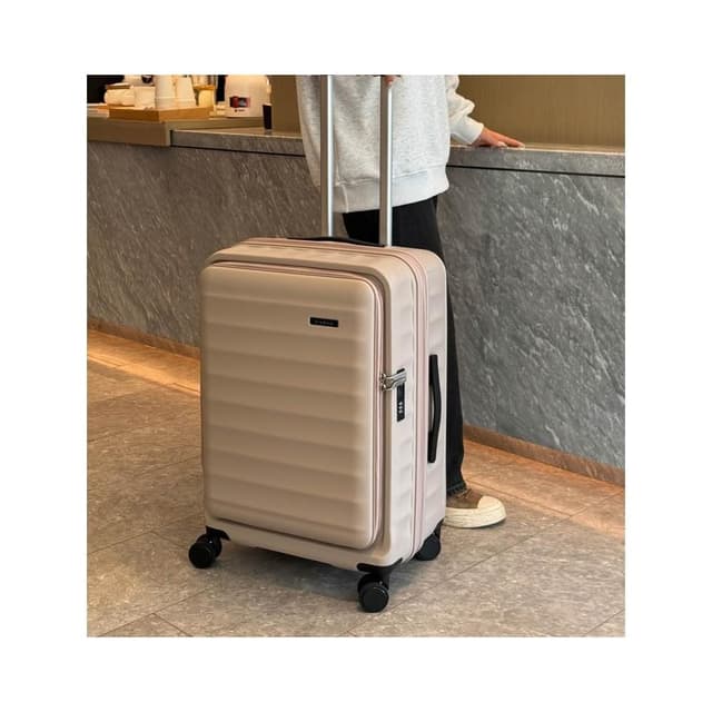 2025新款大容量密碼箱 男24寸旅行箱 行李箱 拉杆箱 女20寸側開蓋小型行李箱