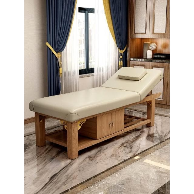 實木美容床按摩床美容院專用推拿家用理療帶洞紋繡床采耳床火療床