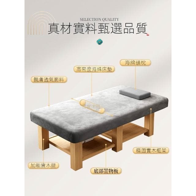 加大按摩床美容床加厚款90寬100寬120寬推拿按摩采耳一體床