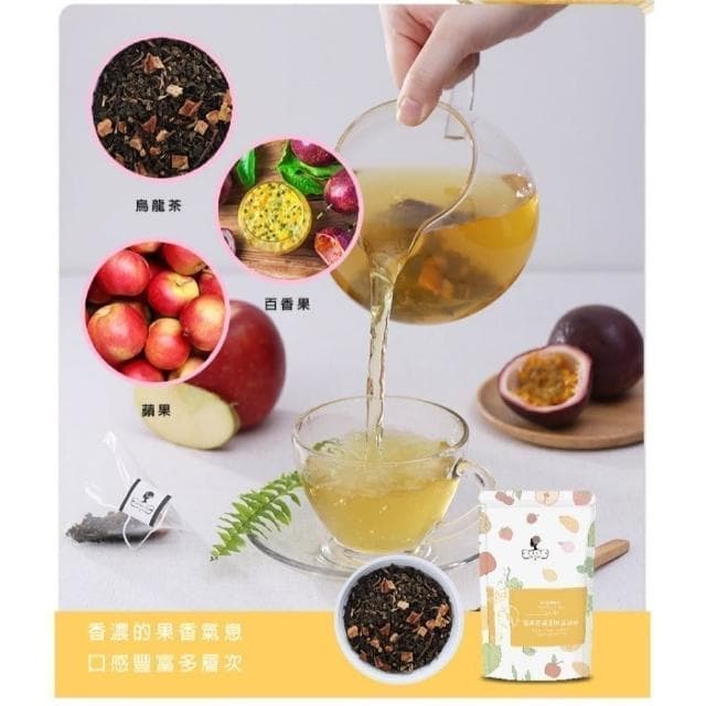 【午茶夫人】午茶夫人 百香蘋果風味烏龍茶 8入x1袋 茶包｜水果茶｜百香果｜蘋果烏龍 - 午茶夫人官方旗艦店