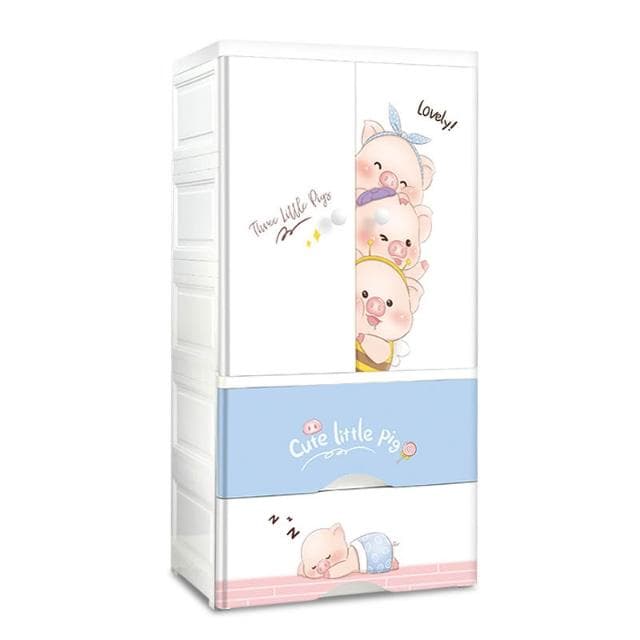 兒童衣櫃加厚寶寶抽屜式收納櫃塑膠簡約收納櫃子儲物櫃嬰兒整理箱