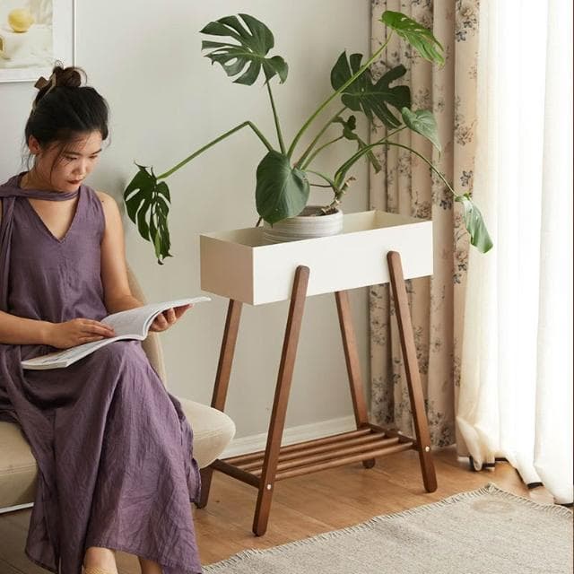 花架落地室內日式客廳花盆托架陽臺植物擺放置物架綠蘿盆栽花架子