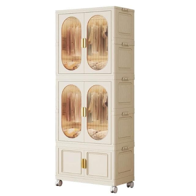 家用折疊衣櫃臥室嬰兒寶寶衣物收納整理置物櫃雜物零食玩具儲物櫃