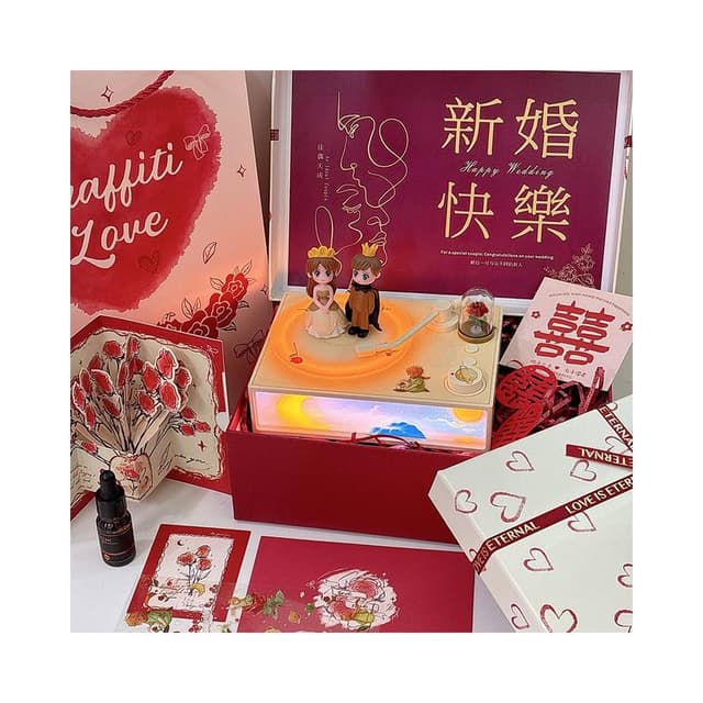 結婚新婚禮物送新人新娘香薰藍牙音響送閨蜜朋友訂婚禮品高檔實用