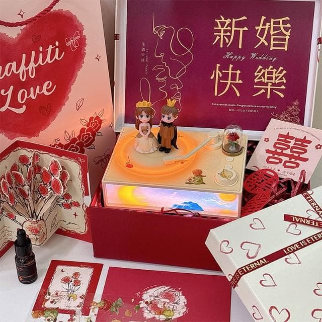 結婚新婚禮物送新人新娘香薰藍牙音響送閨蜜朋友訂婚禮品高檔實用