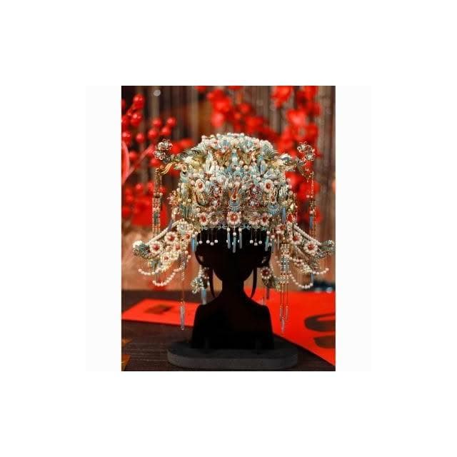 成品 拼酷點翠鳳冠十裏紅妝 結婚生日禮物 送女友送閨蜜送老婆