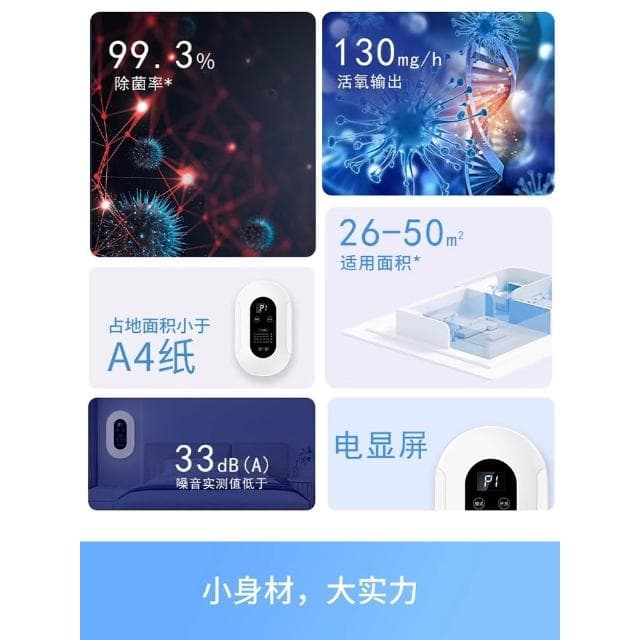 110v伏空氣淨化器寵物家用除味淨化器衛生間家用除臭器臭氧消毒機