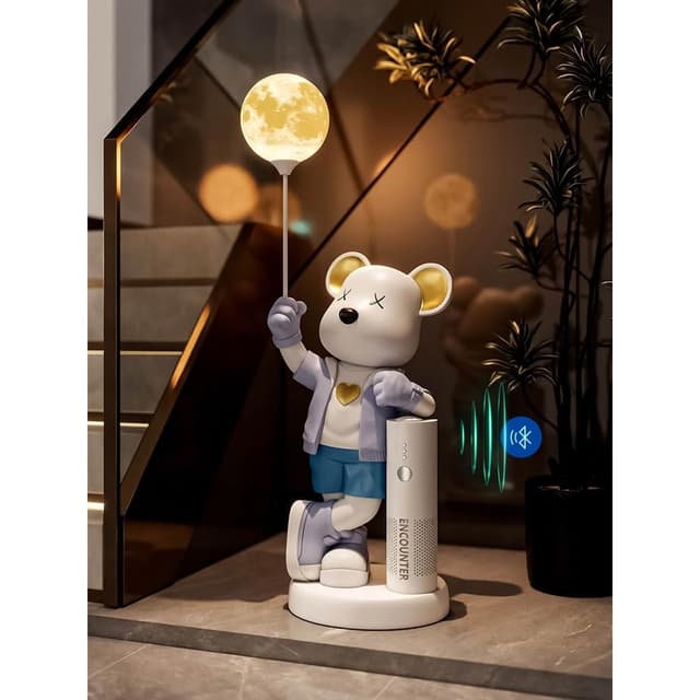 暴力熊擺件客廳電視櫃沙發大型落地裝飾品存錢罐藍牙音箱喬遷禮物