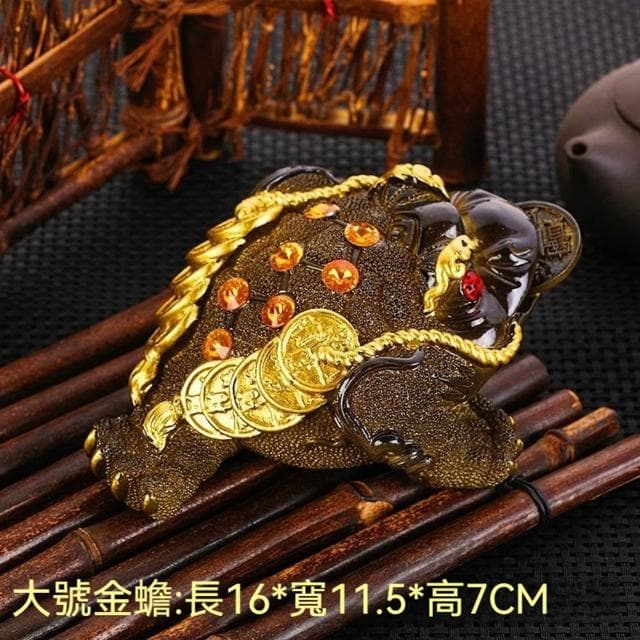 Jimi 集米 變色招財金蟾茶寵 可養蟾蜍個性製品茶檯茶寵擺件 精品茶具 茶寵