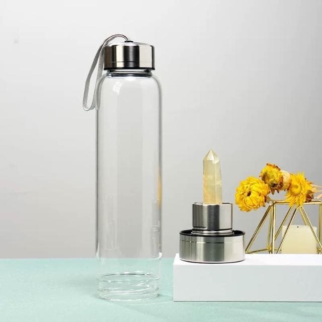 念念不忘水晶專賣 水晶水 能量水杯 水晶柱杯 生活用品 杯子 高硼矽玻璃杯 不銹鋼杯 水晶 玉石 水壺 送禮