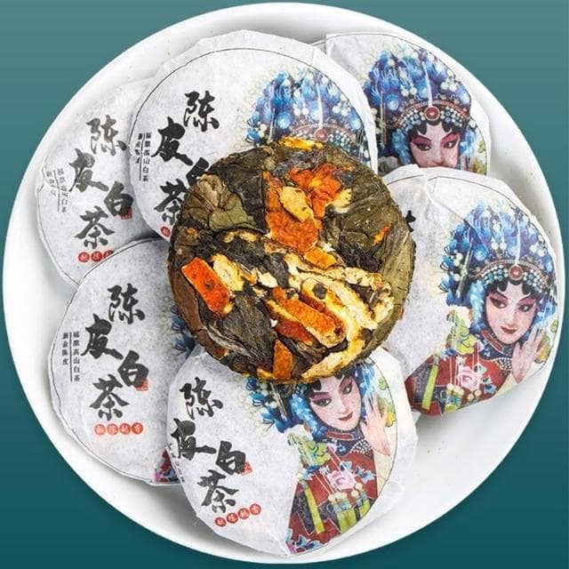 Camelliar閱客福鼎茶葉老白茶陳皮白茶壽眉白茶龍珠貢眉小茶餅試喝裝15泡