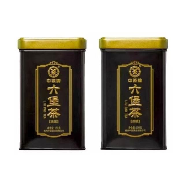 Camelliar中茶 六堡茶 黑 罐裝 150g2021 特級 2018年陳化 窖藏 陳年黑茶 葉散茶 廣西梧州 中糧