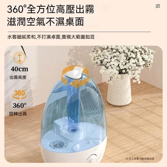 JIWU簡物 雙噴加濕器 氛圍夜燈 斷電保護數字屏顯加濕器 桌面大霧量 靜音加濕器 熏香機 補水空氣凈化器 噴霧機