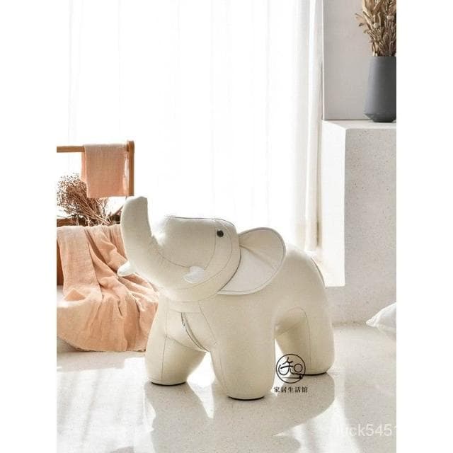工廠直銷 傢居大象坐凳創意動物凳換鞋凳沙髮擺件網紅凳生日喬遷禮物 FQ4C