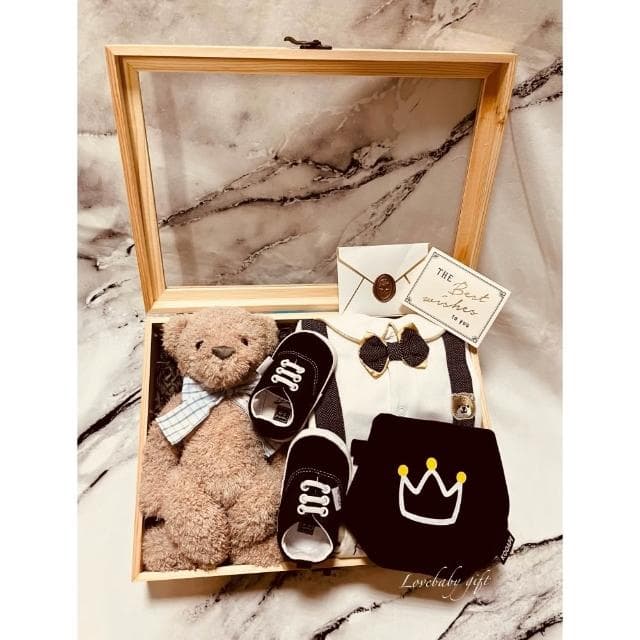 男寶寶禮盒 小熊系列·嬰兒禮盒·彌月禮盒·滿月禮盒·寶寶禮盒·週歲禮盒·新生兒禮盒·滿月送禮·週歲禮物