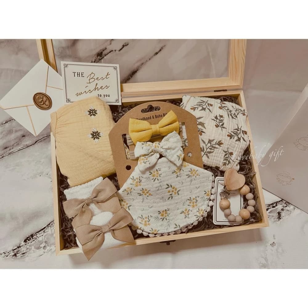 女寶寶禮盒 繁花系列·滿月禮·彌月禮盒·嬰兒禮盒·新生兒禮盒·滿月送禮·彌月禮·寶寶禮盒·女寶禮物·週歲禮物·滿月送禮