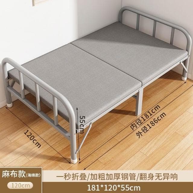 折疊床單人家用簡易床辦公室午睡神器宿舍午休小床出租屋留宿鐵床