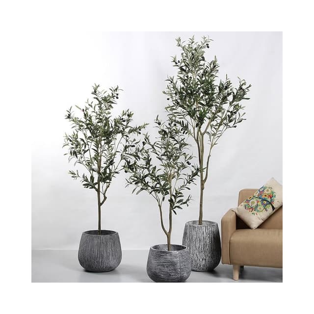 橄欖樹假綠植盆栽北歐室內櫥窗裝飾仿真樹網紅大型仿真植物