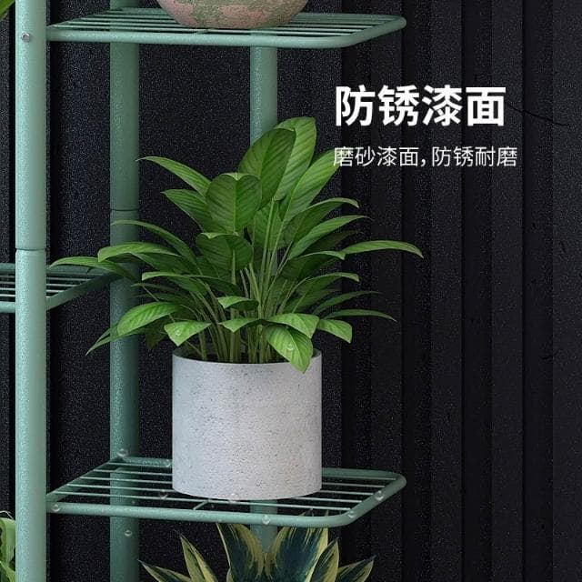 附發票~ 多層花架 盆栽架 植物架 花架 客廳陽台置物架移動帶輪家用 多層花盆架 鐵藝多肉落地式花架子