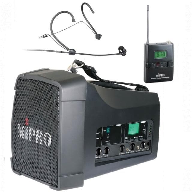 【MIPRO】MIPRO MA-200二代UHF旗艦型肩掛式藍芽無線喊話器