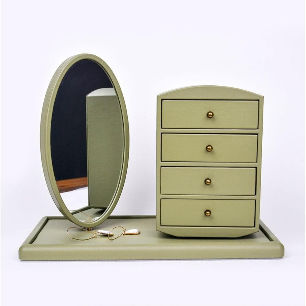 批發項鏈珠寶飾品新款高級耳環戒指手錶大容量輕奢首飾盒收納箱