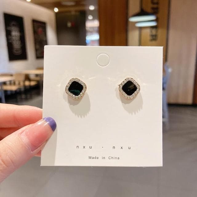 圓形吊墜耳環 飾品 耳釘 網美 高級感 耳飾 氣質百搭 耳環 韓國 耳針 珍珠耳環