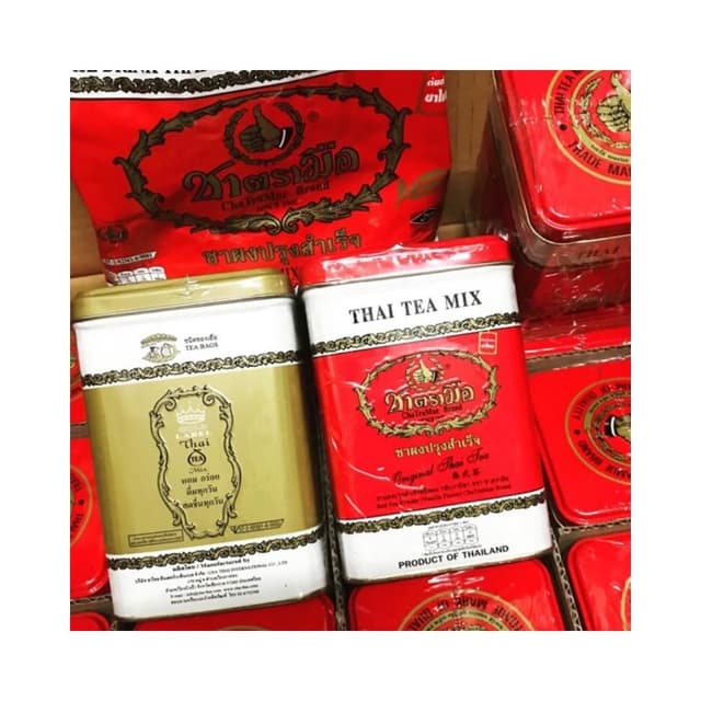 手標 罐裝 紅200g 金125g茶包 一盒50入泰國
