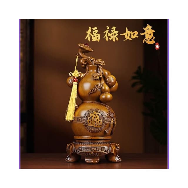 福祿如意招財擺件 可旋轉葫蘆 葫蘆 葫蘆擺件 開業送禮 開店送禮 入厝禮物 招財 客廳酒櫃辦公桌擺設 開業喬遷新居禮品