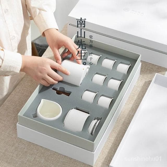 免運 茶盤 茶具 懸念功夫茶具套裝傢用客廳簡約高檔輕奢自動懶人泡茶神器