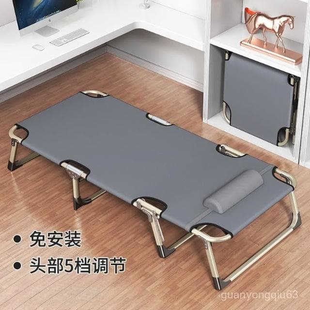 可開發票 免運折疊床單人床午睡家用簡易午休床陪護便攜多功能行軍床辦公室躺椅