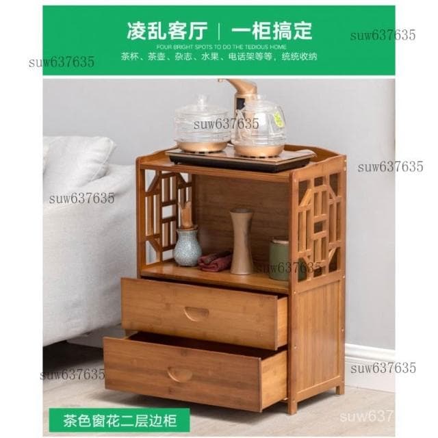 免運含稅😊茶水櫃置物架客廳多層茶葉櫃茶具收納儲物架燒水泡茶架茶臺茶櫃架 收納櫃