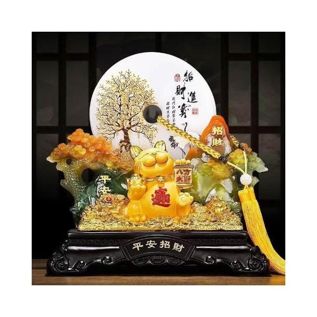 招財貓 水晶樹 發財樹 招財鹿 招財擺件 家居擺飾 客廳 玄關擺飾  入厝禮物 開店送禮 開幕送禮