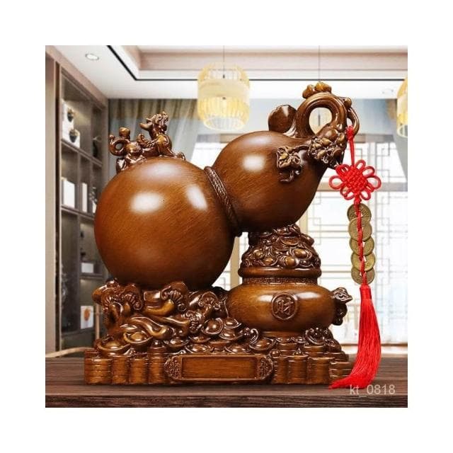 臺灣熱賣 招財聚寶盆葫蘆擺飾 招財擺件 風水擺飾 招財擺飾 招財金蟾擺件 家居擺設 開幕送禮 入厝禮物
