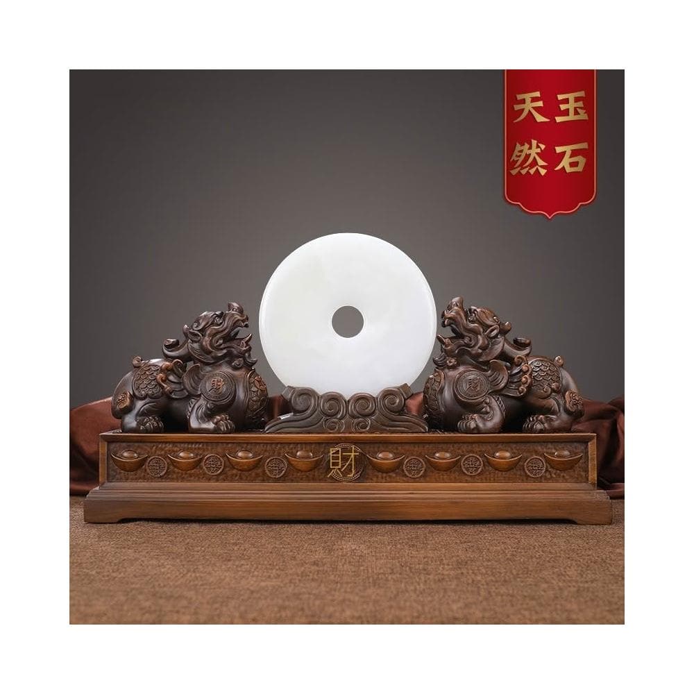 貔貅擺件一對招財旺財皮丘平安扣家居客廳玄關辦公室裝飾開業禮物