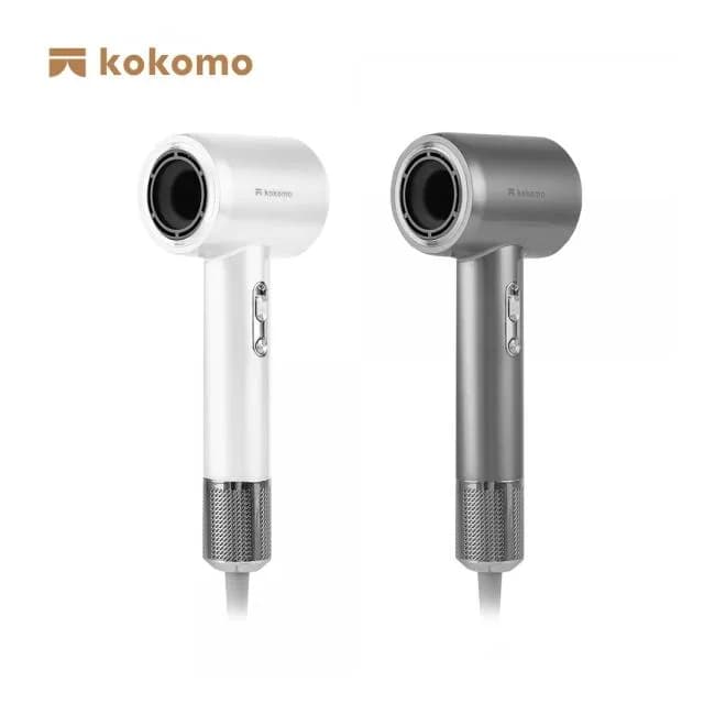 【kokomo】風飛飛・日本負離子高速吹風機 KO-IH2335 (珍珠白/灰銀色)