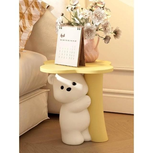 小熊茶几客廳擺件落地存錢罐沙發邊幾床頭櫃可愛家居好物喬遷禮物