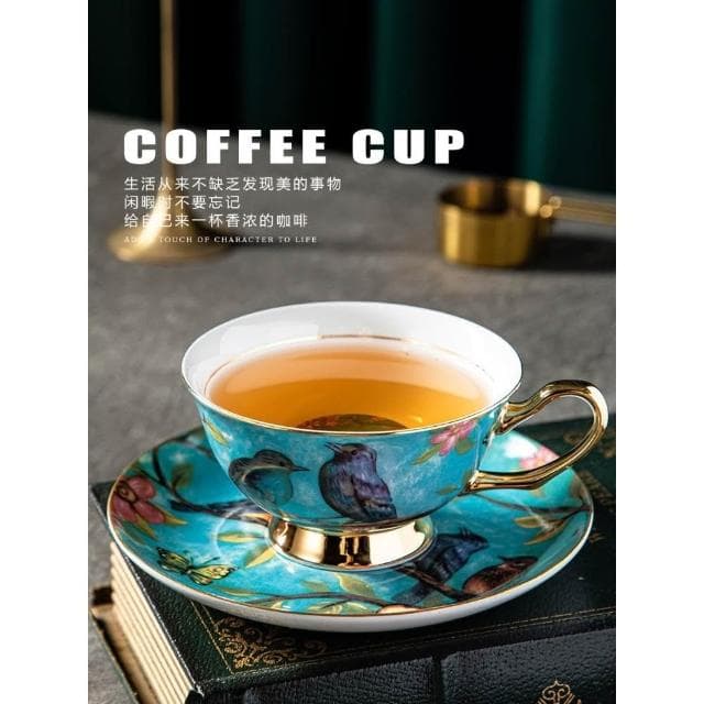 骨瓷歐式咖啡杯子套裝高顏值陶瓷高檔精緻高級感輕奢英式下午茶具