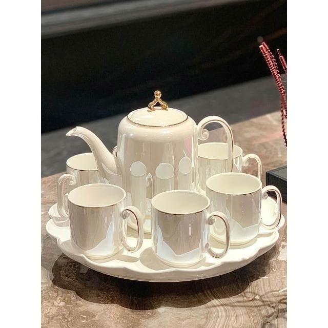 茶壺套裝輕奢高檔喬遷新居結婚茶具杯具家用客廳待客水杯水具套裝