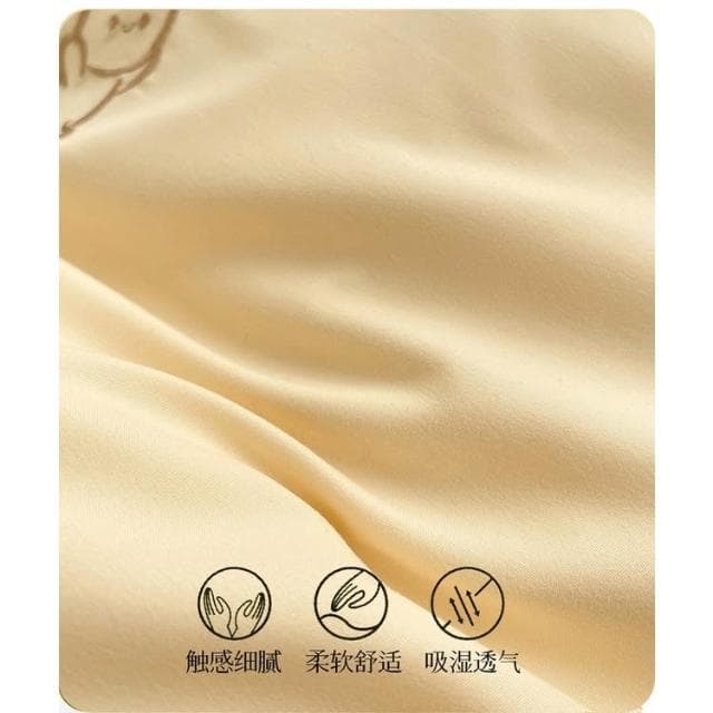 可愛精緻刺繡小花兔親膚水洗棉床包四件組 四季可用 柔軟舒適床包被套組 單人三件組 /雙人/加大雙人床包組 床單組