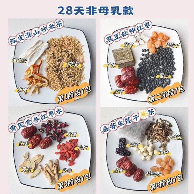 月子茶 42天月子水月子茶原材料包套餐產婦茶全套