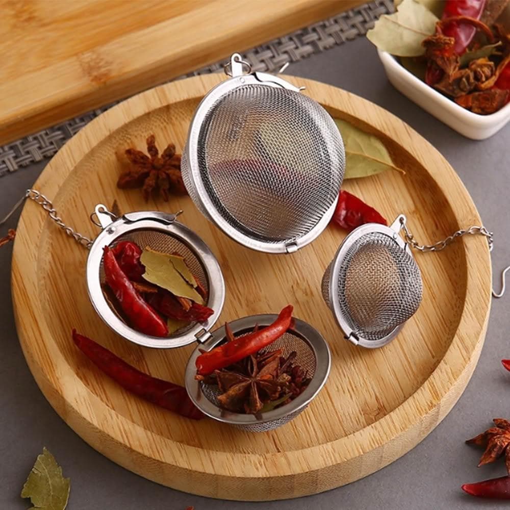 【收納女王】不鏽鋼球狀泡茶器(泡茶器 茶具 濾茶器)
