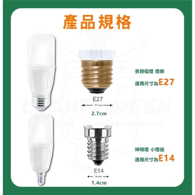 【亮博士】亮博士 Mini LED燈泡 8.5w 14w 冰棒燈泡 雪糕燈 E27燈頭 E14燈頭 大型燈泡
