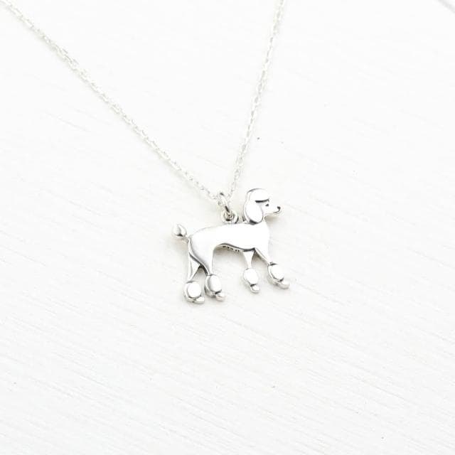 【Angel & Me】貴賓狗 貴賓犬 s925純銀項鍊 生日禮盒 聖誕節禮物