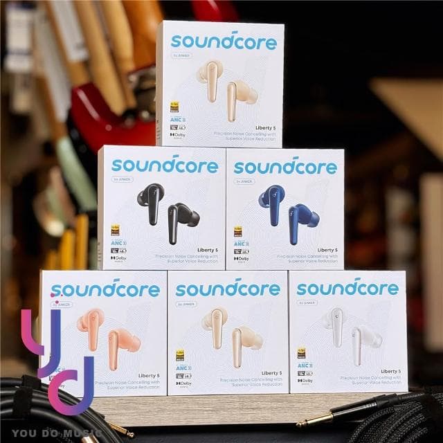 Soundcore Liberty 5 主動降噪 真無線 藍牙 防水 耳機 黑/白/藍/粉/金 公司貨 兩年保固