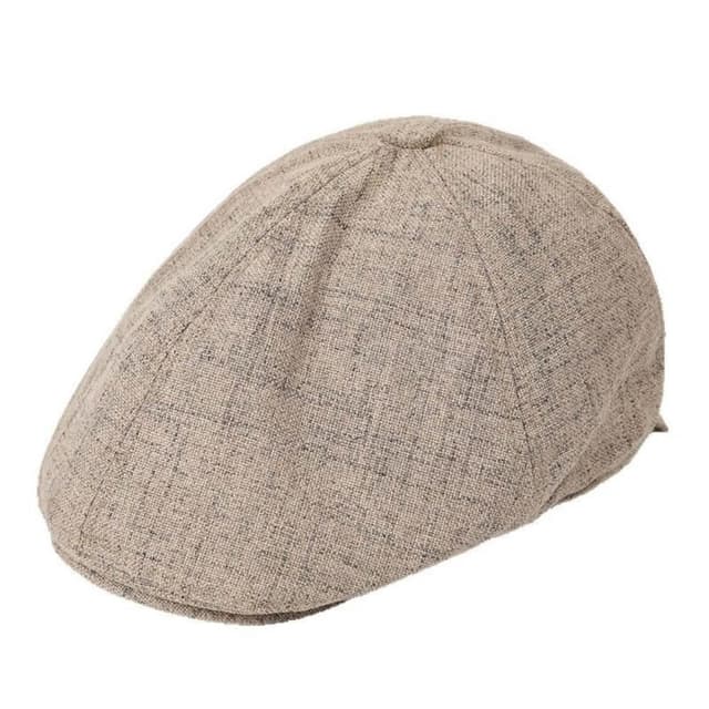 【巴黎精品】紐約精品 父親節禮物 現貨+預購 鴨舌帽貝雷帽畫家帽(美式復古棉麻前進帽男女帽子4色a1jg81)