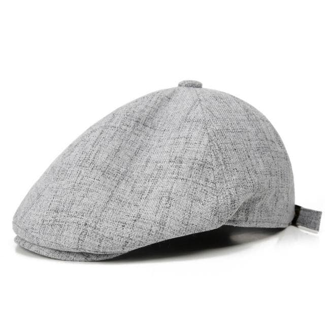 【巴黎精品】紐約精品 父親節禮物 現貨+預購 鴨舌帽貝雷帽畫家帽(美式復古棉麻前進帽男女帽子4色a1jg81)