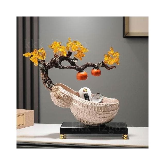 創意鑰匙收納玄關擺件 家居客廳高檔裝飾 好事發生喬遷之喜禮物實用 桌面擺件 客廳擺件 台面裝飾 創意擺件