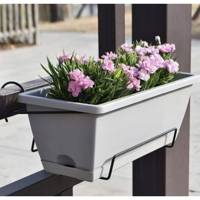 【欣榮園藝資材行】長方形花盆 盆托一體 種菜盆 盆栽容器 長花盆 控根盆 菜盆 花槽 霍倫盆 青山盆 植物花盆